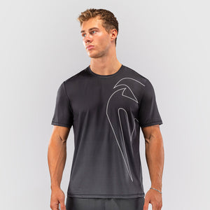 T-shirt Venum Dry Tech Giant Shift Preto-cinzento-Combat Arena