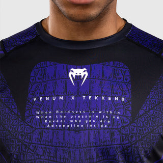 T-shirt Venum Dry Tech Tekken 8 Kazuya Preto-roxo-Combat Arena