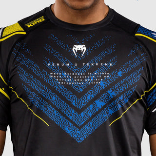 T-shirt Venum Dry Tech Tekken 8 King Preto-amarelo-Combat Arena