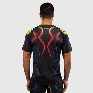 T-shirt Venum Dry Tech Tekken 8 Yoshimitsu Preto-laranja-Combat Arena