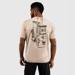 T-shirt Venum Fight Icon Bege-Combat Arena