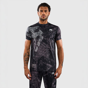 T-shirt Venum Rage & Workout Dry Tech Preto-cinzento-Combat Arena