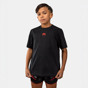 T-shirt Venum Criança Attack Preto-Combat Arena