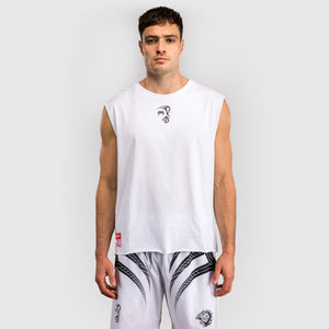 T-shirt smanicata Venum x Mike Tyson Bianco-Combat Arena