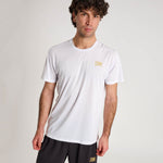 T-shirt técnica Leone DNA ABX719 Branco-Combat Arena
