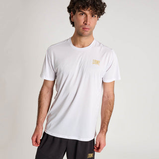 T-shirt técnica Leone DNA ABX719 Branco-Combat Arena