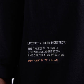 T-shirt Bivol x Boxraw Oversize Preto 