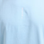 T-shirt Boxraw Lineal Oversize Azul 