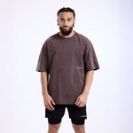 T-shirt Boxraw Sparring Club Oversize Castanho 