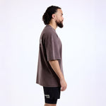 T-shirt Boxraw Sparring Club Oversize Castanho 