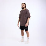 T-shirt Boxraw Sparring Club Oversize Castanho 
