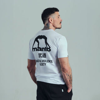 T-shirt Manto Society Branco 