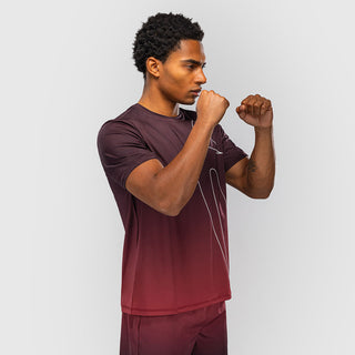 T-shirt Venum Dry Tech Giant Shift Preto-vermelho 