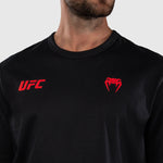T-shirt Venum UFC Fight Week Unity preto-vermelho 
