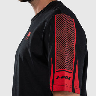 T-shirt Venum UFC Fight Week Unity preto-vermelho 