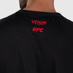 T-shirt Venum UFC Fight Week Unity preto-vermelho 