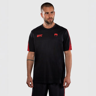 T-shirt Venum UFC Fight Week Unity preto-vermelho 