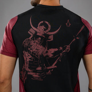 T-shirt Venum Assassin's Creed Shadows Dry Tech Vermelho-preto 