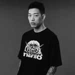 T-shirt oversize Manto Treasure Zone Preto 