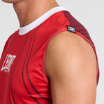 T-shirt técnica sem mangas WAKO Leone AB995 Vermelho 