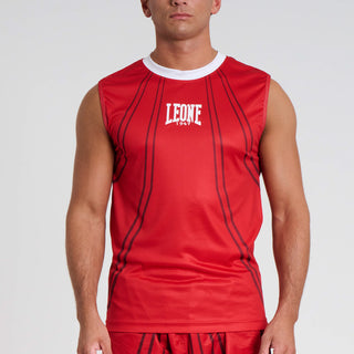 T-shirt técnica sem mangas WAKO Leone AB995 Vermelho 