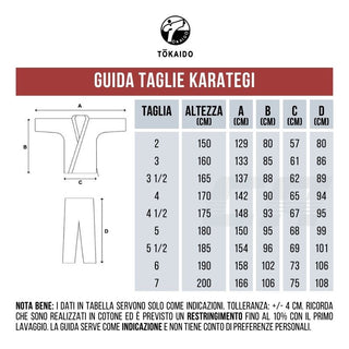 Fato karate Kata Tokaido Master Art. 58 WKF
