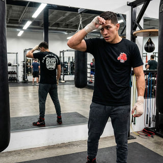 T-shirt Cleto Reyes Champy com logo 