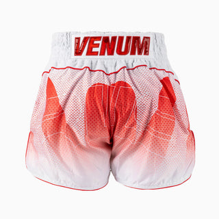 Calções kick-tailandeses RWS x Venum 2.0 Branco-vermelho 