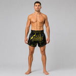 Calções kick-thai Fairtex BS1947 Black Marble