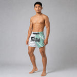 Calções kick-thai Fairtex BS1923 Racer Branco