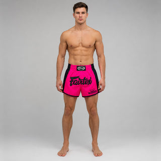 Calções kick-thai Fairtex BS1714 Rosa