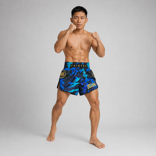 Calções kick-thai Fairtex BS1916 Golden Jubilee Luster