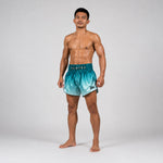 Calções kick-thai Fairtex BS1906 Fade Verde