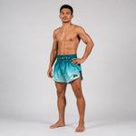 Calções kick-thai Fairtex BS1906 Fade Verde