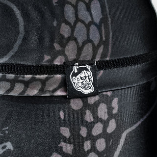 Rashguard Half Sumo Black Mamba Neon mangas compridas 