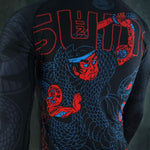 Rashguard Half Sumo Black Mamba Neon mangas compridas 