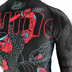 Rashguard Half Sumo Black Mamba Neon mangas compridas 