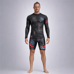 Rashguard Half Sumo Black Mamba Neon mangas compridas 