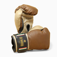Luvas de Boxe Di Nardo com velcro 12 Oz Castanho-areia 