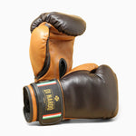 Luvas de Boxe Di Nardo com velcro 14 Oz Castanho-conhaque 